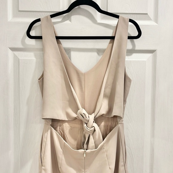 Mod Ref Tie Up Open Convertible Back Short Romper - Picture 6 of 16